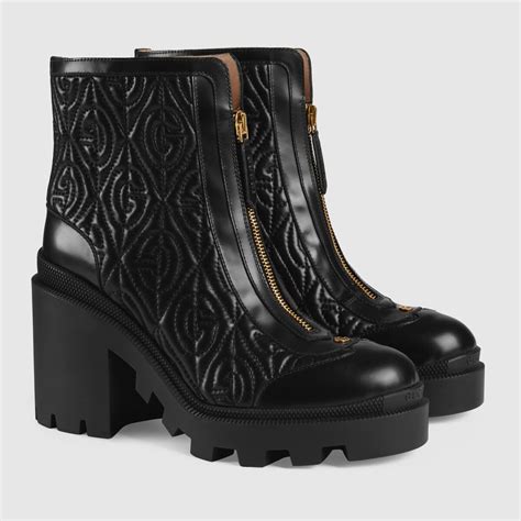 gucci rhombus boots|Gucci ankle boots women.